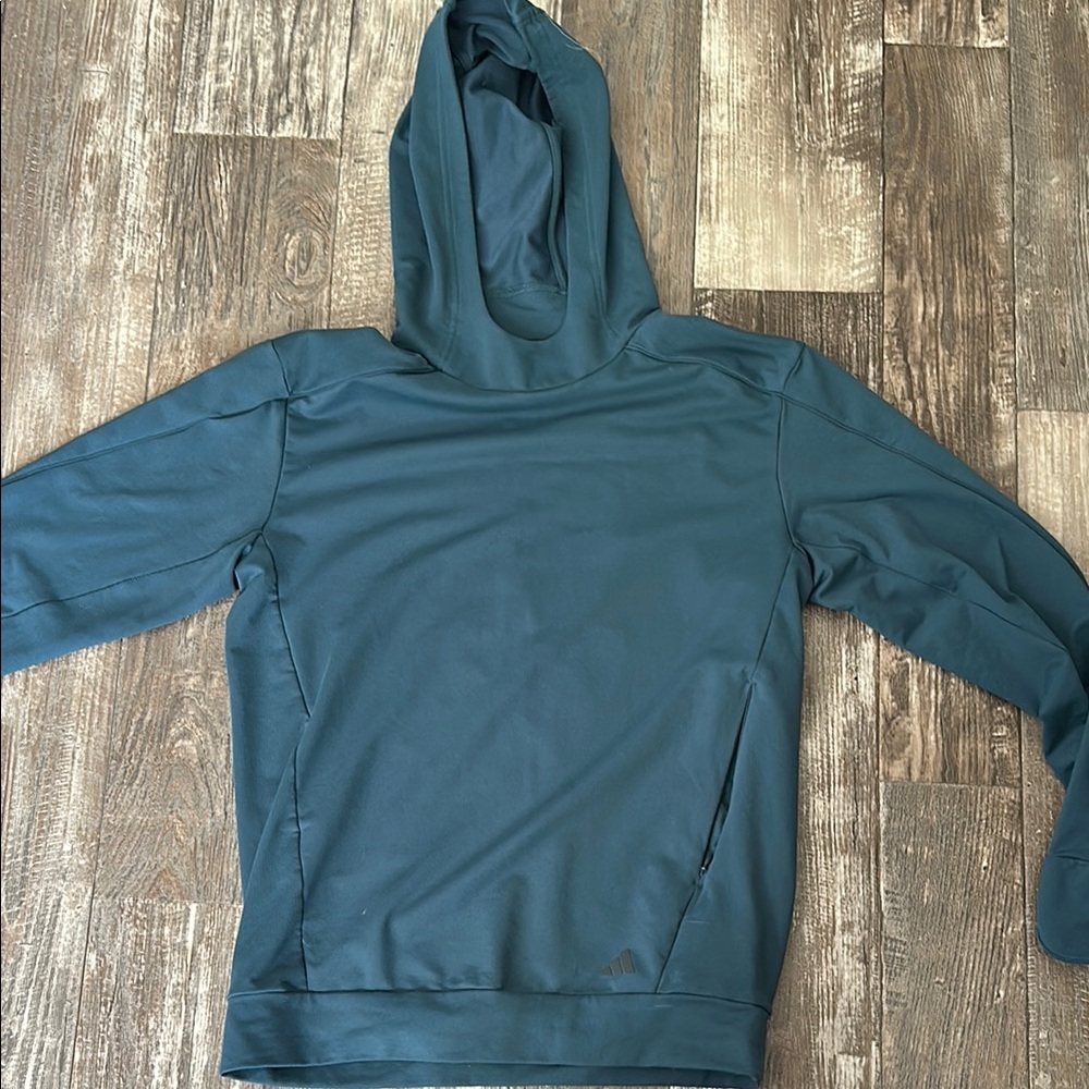 Teal Hooded Sweatshirt